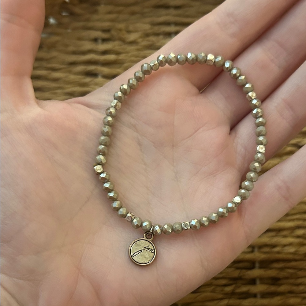 Elegant Gold Beaded Bracelet